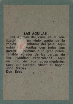1970 Ovenca Venezuelan #185 Zulia Eagles Team Back