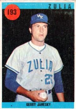 1970 Ovenca Venezuelan #193 Gerry Janeski Front