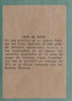 1970 Ovenca Venezuelan #247 Luis Aparicio Back