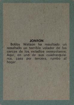 1970 Ovenca Venezuelan #249 Bobby Watson Back