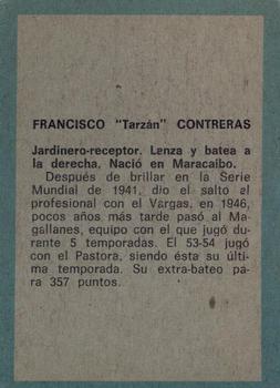 1970 Ovenca Venezuelan #274 Tarzan Contreras Back