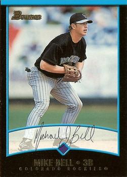 2001 Bowman Draft Picks & Prospects #BDP83 Mike Bell Front