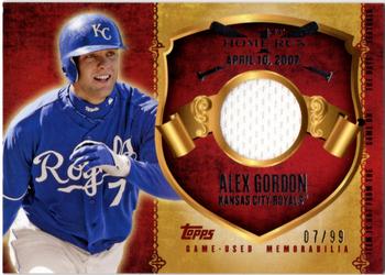 2015 Topps - First Home Run Relics (Series Two) #FHRR-AG Alex Gordon Front
