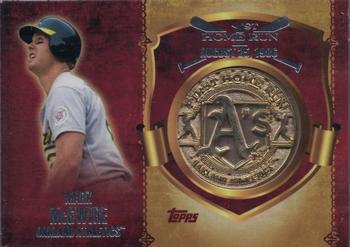 2015 Topps - First Home Run Relics (Series Two) #FHRR-MM Mark McGwire Front