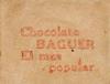 1930 Baguer Chocolate #NNO Adolfo Luque Back