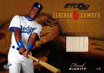 2003 Donruss Studio - Leather and Lumber #LL-11 Fred McGriff Front