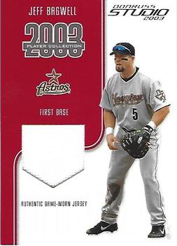 2003 Donruss Studio - Player Collection Red #NNO Jeff Bagwell Front