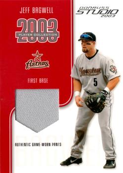 2003 Donruss Studio - Player Collection Red #NNO Jeff Bagwell Front