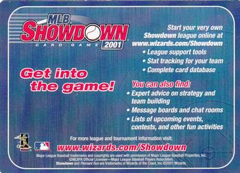 2001 MLB Showdown Pennant Run - Checklist #1 Checklist 1 of 3 Back