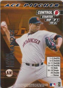 2001 MLB Showdown Unlimited - Ace Pitcher #NNO Livan Hernandez Front