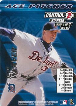 2001 MLB Showdown Unlimited - Ace Pitcher #NNO Jeff Weaver Front
