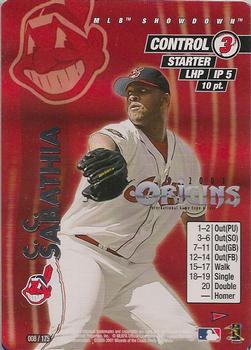 2001 MLB Showdown Pennant Run - Origins Promo #008 C.C. Sabathia Front