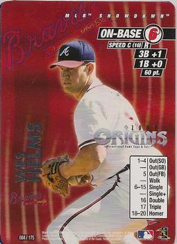 2001 MLB Showdown Pennant Run - Origins Promo #084 Wes Helms Front
