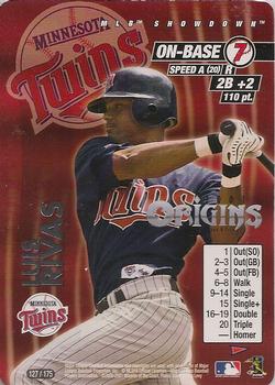 2001 MLB Showdown Pennant Run - Origins Promo #127 Luis Rivas Front