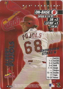 2001 MLB Showdown Unlimited - Showdown Stars #1 Albert Pujols Front