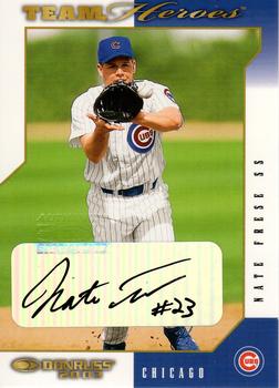 2003 Donruss Team Heroes - Autographs #103 Nate Frese Front