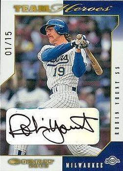 2003 Donruss Team Heroes - Autographs #286 Robin Yount Front