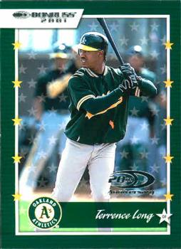 2001 Donruss #90 Terrence Long Front