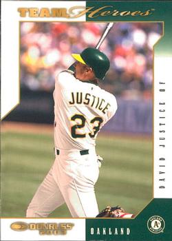 2003 Donruss Team Heroes - Glossy #376 David Justice Front