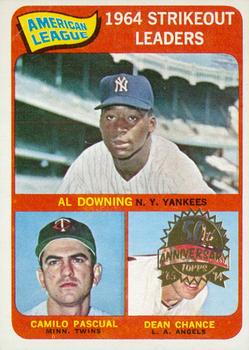 2014 Topps Heritage - 50th Anniversary Buybacks #11 American League 1964 Strikeout Leaders Front
