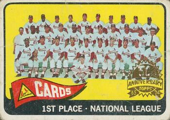 2014 Topps Heritage - 50th Anniversary Buybacks #57 St. Louis Cardinals Team Front