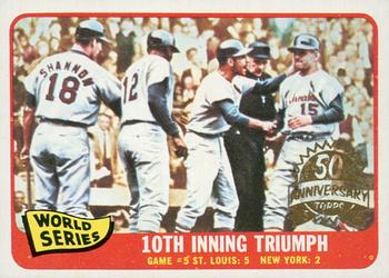 2014 Topps Heritage - 50th Anniversary Buybacks #136 World Series Game #5 - 10th Inning Triumph Front