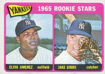 2014 Topps Heritage - 50th Anniversary Buybacks #226 Yankees 1965 Rookie Stars (Elvio Jimenez / Jake Gibbs) Front