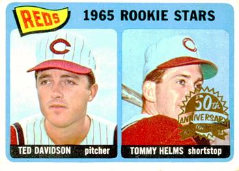 2014 Topps Heritage - 50th Anniversary Buybacks #243 Reds 1965 Rookie Stars - Davidson / Helms Front
