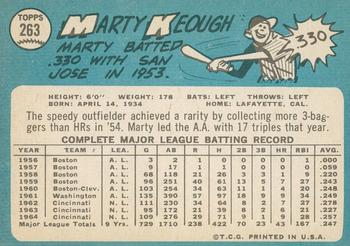 2014 Topps Heritage - 50th Anniversary Buybacks #263 Marty Keough Back