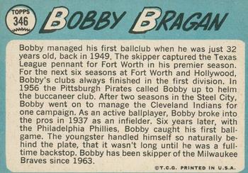 2014 Topps Heritage - 50th Anniversary Buybacks #346 Bobby Bragan Back