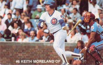 1984 7-Up Chicago Cubs #NNO Keith Moreland Front