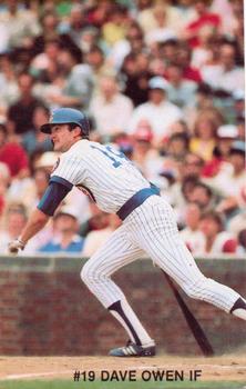 1984 7-Up Chicago Cubs #NNO Dave Owen Front