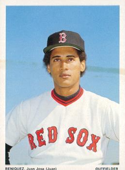 1974 Boston Red Sox Yearbook Cards #NNO Juan Beniquez Front