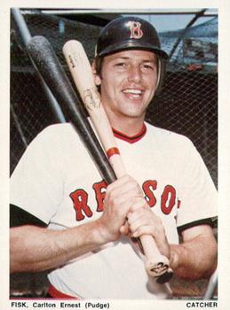 1974 Boston Red Sox Yearbook Cards #NNO Carlton Fisk Front