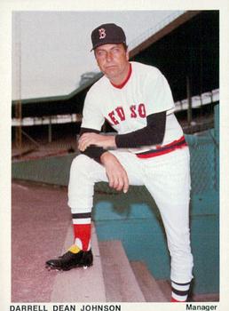 1974 Boston Red Sox Yearbook Cards #NNO Darrell Johnson Front