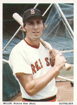 1974 Boston Red Sox Yearbook Cards #NNO Rick Miller Front