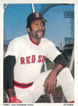 1974 Boston Red Sox Yearbook Cards #NNO Luis Tiant Front