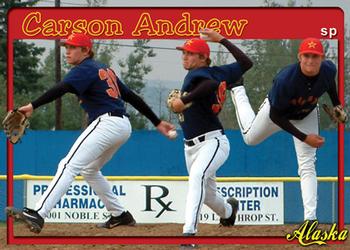 2007 Alaska Goldpanners #8 Carson Andrew Front