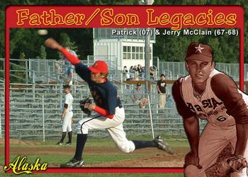 2007 Alaska Goldpanners #19 Father/Son Legacies (Patrick McClain / Jerry McClain) Front