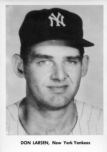 1958 Jay Publishing New York Yankees Set A #NNO Don Larsen Front
