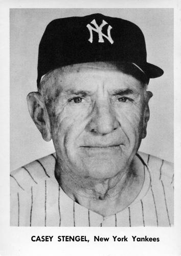 1958 Jay Publishing New York Yankees Set A #NNO Casey Stengel Front