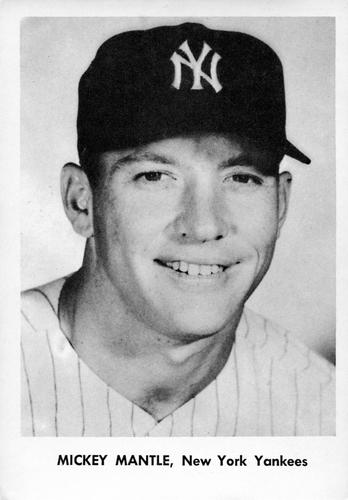 1958 Jay Publishing New York Yankees Set B #NNO Mickey Mantle Front