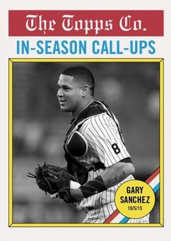 2017 Topps Throwback Thursday #101 Gary Sanchez Front