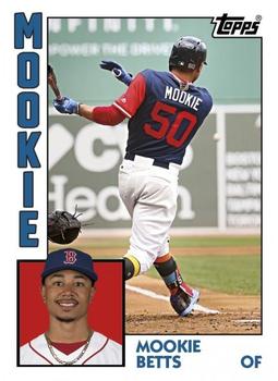 2017 Topps Throwback Thursday #115 Mookie Betts Front