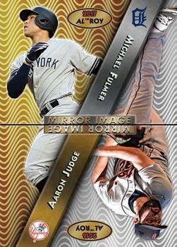 2017 Topps Throwback Thursday #178 Aaron Judge / Michael Fulmer Front