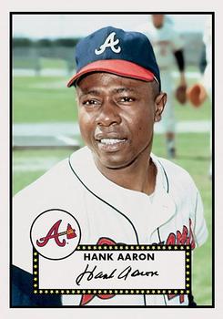 2017 Topps Throwback Thursday #8 Hank Aaron Front