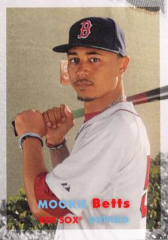 2017 Topps Throwback Thursday #47 Mookie Betts Front