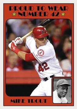 2017 Topps Throwback Thursday #50 Mike Trout Front