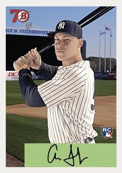 2017 Topps Throwback Thursday #78 Aaron Judge Front