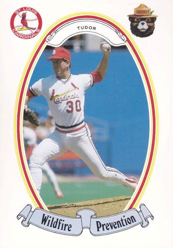 1987 St. Louis Cardinals Smokey #3 John Tudor Front